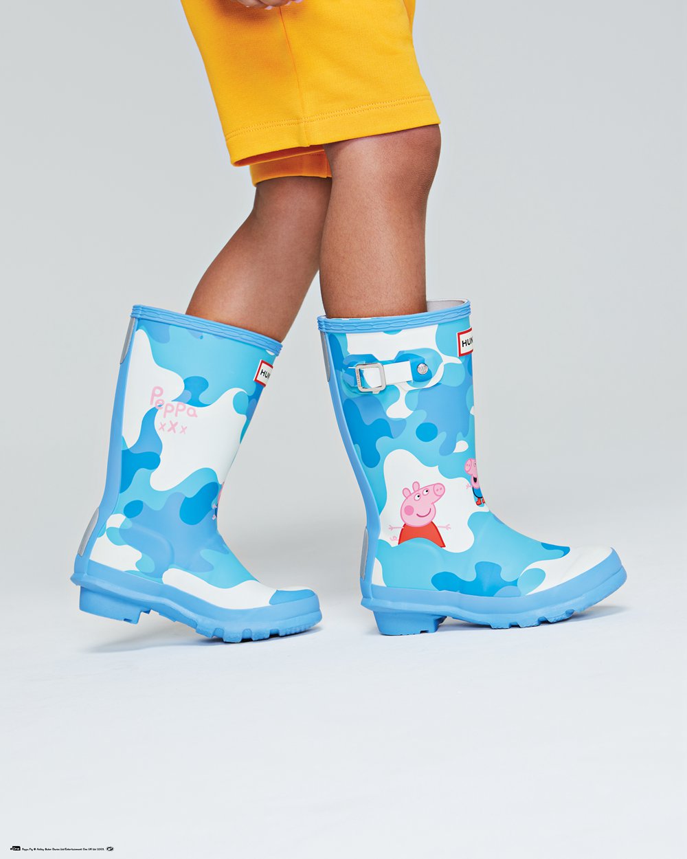 Botas De Agua Original Little Peppa Pig Hunter Niños - Azules - 983165JVD